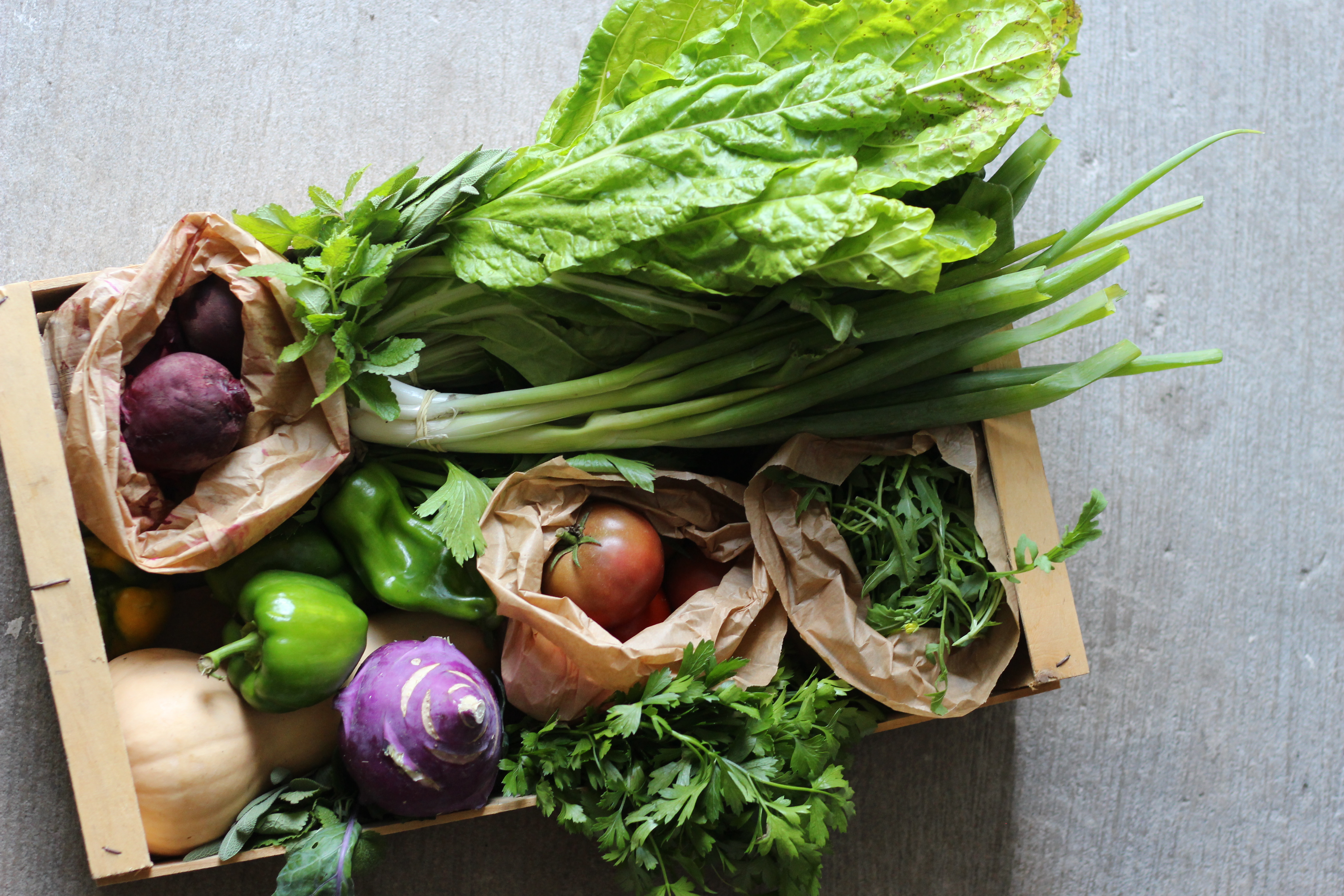 Image d'un panier de la ferme La Béthanie